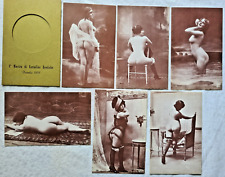 ** RARE 6 Card Pouch, Pin Up, Mostra di Cartoline Erotiche, 1978, Italy picture