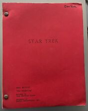 Star Trek The Original Series Production  Script 
