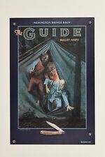 REMINGTON GUIDE Bullet Knife POSTER 'Helping The Ol’ Sport Out' LW DUKE 1991 NOS picture