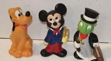 Vintage Ceramic Walt Disney Productions Mickey Mouse, Pluto, and Jiminy Cricket picture