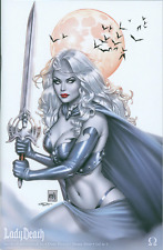 Lady Death Demonic Omens #1 Mike Krome Omega Silver Chase Edition Coffin Ltd /1 picture
