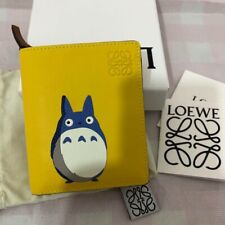 LOEWE x Studio Ghibli My Neighbor Totoro Bifold Wallet Yellow Card Case Japan picture