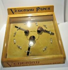 Vintage Venetian Briar Pipe Advertising Store Display Case With Pipes picture