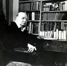 Sir Winston Churchill in his study circa 1955 Old Photo picture