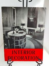 Interior Design 1955 Magazine Brochure Encyclopedia Britannica Vintage CL1 picture