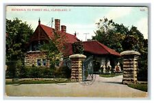 Entrance to Forest Hill (Historic Neighborhood) ClevelOH 1910 Old Postcard picture