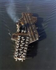 U.S. Navy Aircraft Carrier USS Midway at sea 8x10 Vietnam War Photo 839 picture