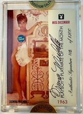 Playboy Playmate Of Year 1964 Donna Michelle Autograph Certified Paradigm Card picture