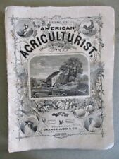 Vintage AMERICAN AGRICULTURIST, November 1872, Monthly Newspaper,Illustrated picture