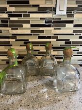 Lot of 4 Patron Silver Tequila Empty Bottles Corks 750ml picture