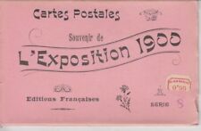 EXPO 1900 Paris 10 Vintages Postcards with original Folder Serie 8(L5674) picture