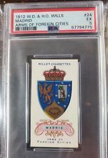 1912 W.D. & H.O. Wills Arms of Foreign Cities 24 Madrid...PSA 5. picture