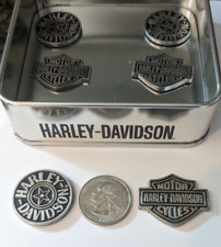 2003 Harley-Davidson TIC TAC TOE Collector Tin with 6 magnetic Logo pieces picture