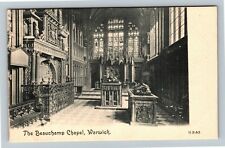 Warwick England, The Beauchamp Chapel Vintage Souvenir Postcard picture