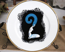 HOUSE OF ERTE THE NUMERALS 2 BONE CHINA COLLECTOR'S PLATE A3203 / 1987 JAPAN picture