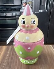 New Johanna Parker Baby Chick Chicken Easter Canister Carnival Cottage 🐥 picture