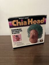 Vintage Chia Head Pet Decorative Planter Guy Herb Growing Grow Kit Original Box picture