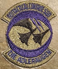USAF 601st TACTICAL CONTROL SQUADRON MILITARY PATCH SUBDUED VINTAGE ORGINAL  picture