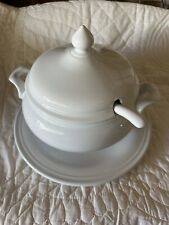 VINTAGE Mid-Century Soup Tureen Minimal Macys Made In Italy Ceramic picture
