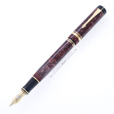 Parker Duofold Marble Red Centennial (early type) NIB 18K gold F (1788) picture
