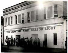 LG64 1972 Original Photo THE SALVATION ARMY HARBOR LIGHT CENTER POVERTY HOMELESS picture