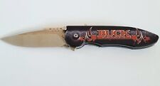 Signed Buck 297 Folding Pocket Knife Chuck Buck & Matt Stazenski Sirus Spring picture