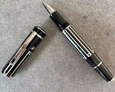Luxury Great Writers Series Black - Silver Color Rollerball Pen No Box picture