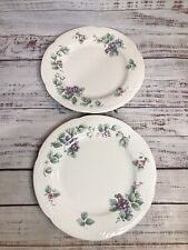 2 Pfaltzgraff Grapevine Grapes Country Kitchen Vintage Dinner Plates 10.25 picture