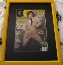Jack Black autographed signed autograph 2006 GQ magazine cover matted framed JSA picture