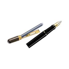 Pelikan P3110 Ductus Fountain Pen Gold Plated Black Special Edition M NIB picture
