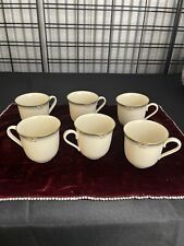 PACK of 6 VINTAGE Monterrey By Lennox Cups picture