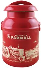 Farmall Stoneware Milk Can Cookie Jar picture