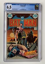 Batman #244 CGC 6.5 White Pages Iconic Neal Adams Cover Ra's Al Ghul Key 1972 🔥 picture