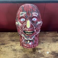 LIFESIZE BLOODY SKINNED SEVERED HEAD HORROR HALLOWEEN PROP DECOR - ZOMBIE picture