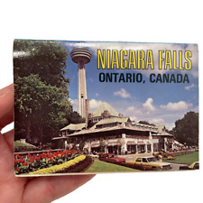 Miniature Postcard Fold Out Niagara Falls Ontario Canada Booklet Souviner picture