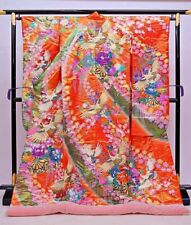 Japanese Kimono Uchikake Wedding Pure Silk japan 1629 picture