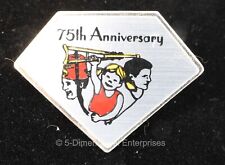 Vintage Shriner's Hospital 75TH ANNIVERSARY Lapel / Hat Pin / Pinback 5-sided picture