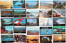 MAINE Lot 25 Postcards Unused Scenic ME View Coast Cards Standard Size Post Card picture