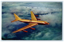 c1960's Boeing 707 Jet Tanker Transport Seattle Washington WA Trees Postcard picture