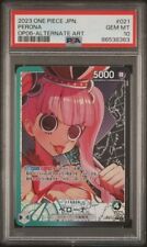 PSA 10 2023 One Piece Japanese Perona Alt Art OP06-021 Wings of the Captain picture