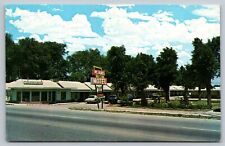 c1950's Plains Motel Roadside Cars North Platte Nebraska NE Vintage Postcard picture