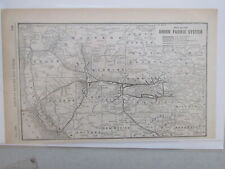 Original map of the Union Pacific System  ~ 1906 picture