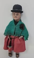 Genuine Rare Bolivian Woman Doll 9 Knitting  picture