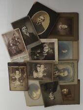Lot of 12 Antique Silver Print Family Portrait Photos (Pittsburgh Studio) picture