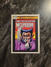 1990 Impel Marvel Universe Series 1 M.V.C. Wolverine #1 picture