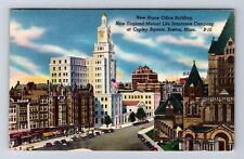 Boston MA-Massachusetts, New Home Office Building, Vintage c1957 Postcard picture