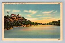 Lake Minnewaska NY-New York, Cliff House, Water Tower, c1946, Vintage Postcard picture