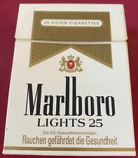 Vintage Marlboro Ligts 25 Cigarette Cigarettes Cigarette Paper Box Empty picture
