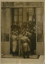 Paris November 1933, the Chautemps ministry at the exit of the Elysée Vintag picture