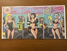 Betty Veronica Sabrina Game On Connecting Cover Set Donkey Kong Galaga Pac-Man picture